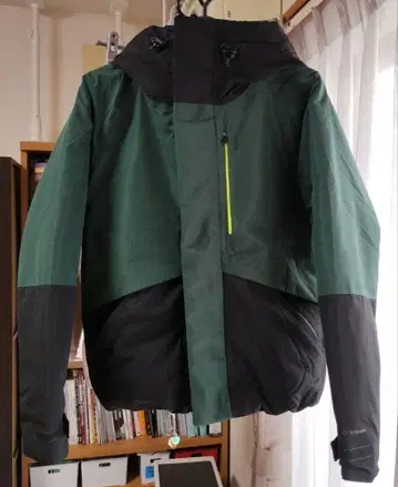 X-Shelter 방수 방한 자켓 S 사이즈 그린/블랙