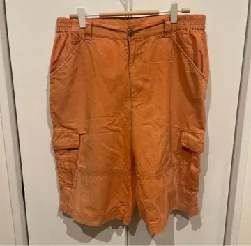 Crocodile 오렌지 카고 숏팬츠 L 사이즈