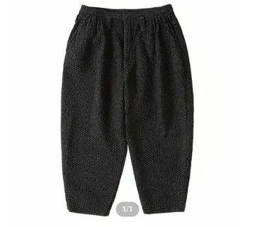 NEW SASHIKO BEBOP PANTS 블랙