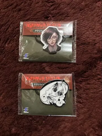 쟝켓트뱅크 아크릴 머리끈 2개 세트