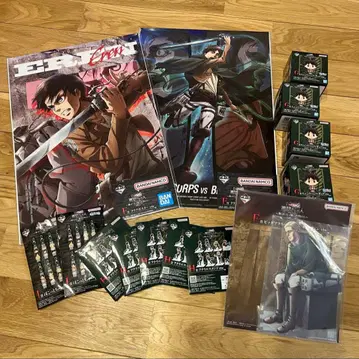 새상품! 진격의 거인 제일복권 세트 판매