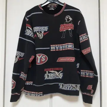 [레어, 새상품급] HYSTERIC GLAMOUR 블랙 트레이닝복 M