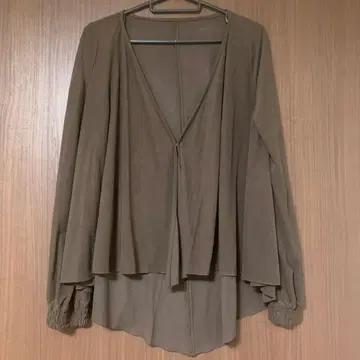 [초특가] 브라운 오픈 프론트 가디건