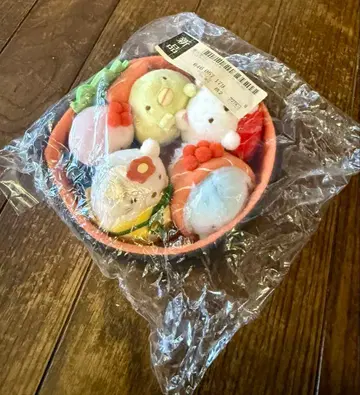 미개봉 새상품 스미코구라시 스시 오케 봉제 인형 세트