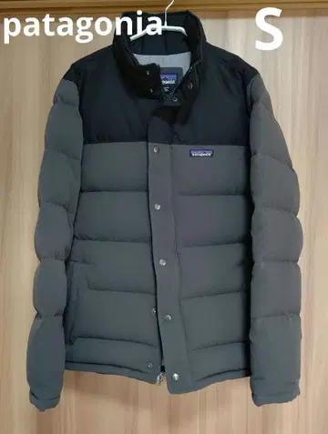 파타고니아 다운 자켓 남성용 S 사이즈 그레이/블랙