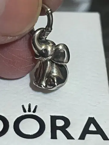 판도라 코끼리 참 미사용 실버 925