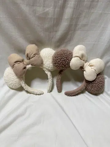 미니 복슬복슬 머리띠 2개 세트