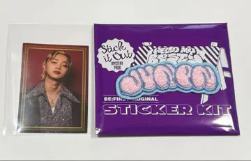 BE:FIRST 팬미팅 시크릿 복슬복슬 자수 스티커