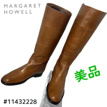 MARGARET HOWELL 브라운 롱 부츠