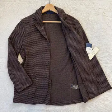 택 포함 새상품 ships 테일러드 자켓 TEXBRID 워셔블 브라운