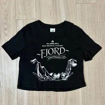Mrs. GREEN APPLE 피요르드 FJORD [크롭 기장] T셔츠
