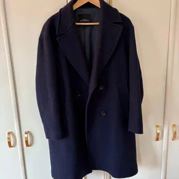 UNITED ARROWS 네이비 체스터 코트 S