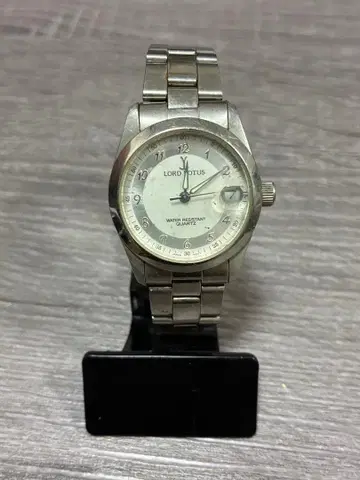 LORD LOTUS 쿼츠 손목시계 실버 방수 90년대