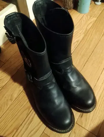 미사용품 DRAGON BEARD 엔지니어 부츠 천연 가죽