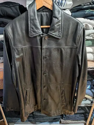 GREENGATES 가죽 자켓 카 코트 가죽 코트 양가죽