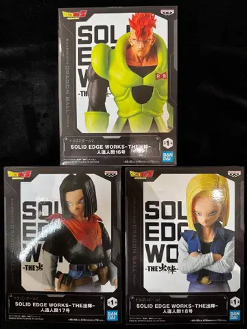 드래곤볼 Z THE 출진 인조인간 16호 17호 18호 피규어