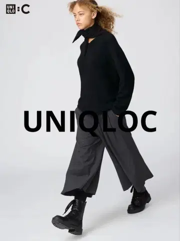 UNIQLOC 큐롯 다크 그레이 S 사이즈