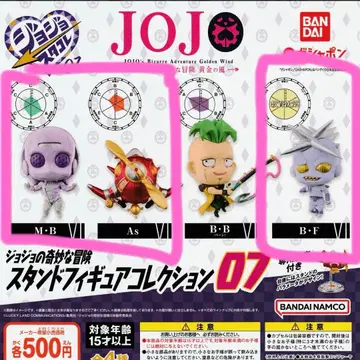 죠죠의 기묘한 모험 스탠드 피규어 컬렉션 07 3종