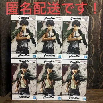 진격의 거인 그란디스타 엘렌 리바이 피규어 6체 세트