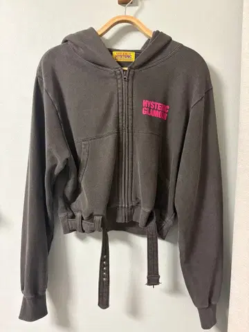 HYSTERIC GLAMOUR 숏 기장 후드티