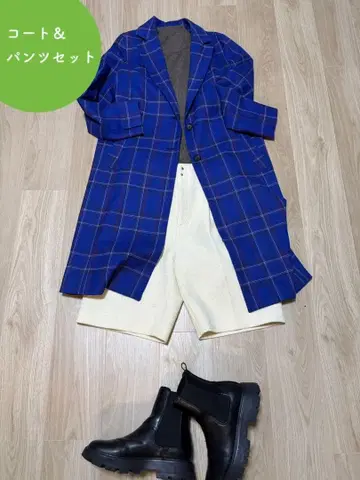 여성용 코트와 하프 팬츠 (세트) 로트레아몽