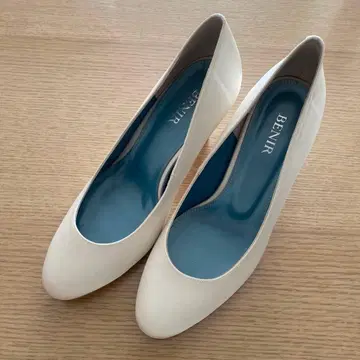 BENIR 화이트 하이힐 36