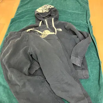 THE NORTH FACE 네이비 후드티 팬츠