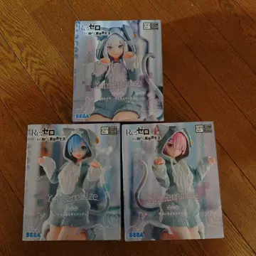 리제로 yumemirize 피규어 3종 세트