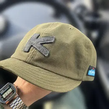 KAVU 올리브 그린 캡