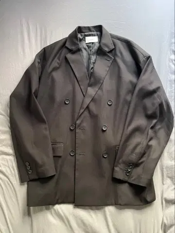 soerte / 오버 사이즈 더블 브레스트 자켓