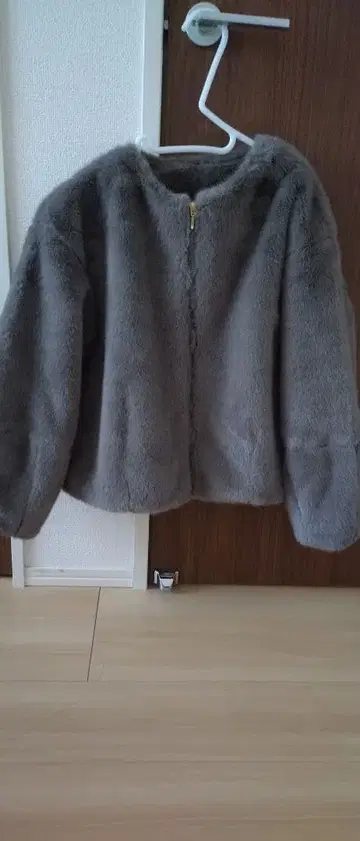 시마무라 노카라 퍼 블루종 미사용 새상품