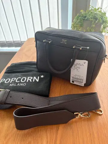 MANUEL MILANO 가죽 백 MIDI 브라운 이에나