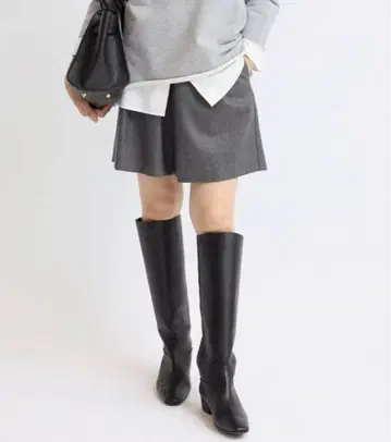 IENA/이에나 워셔블 울 숏팬츠 size38 그레이 완판