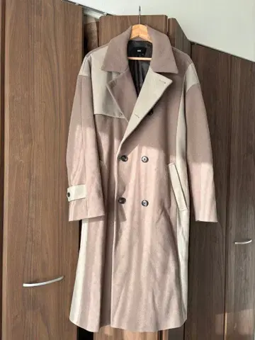 울리테크 하이쇼쿠 더블 코트 HARE 하레 트렌치코트 브라운