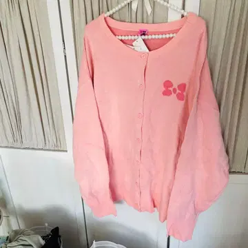 산리오 마이멜로디 가디건 4L 사이즈 핑크 [미사용 새상품]