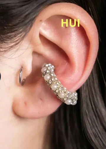 [ HUI ] 휴이/펄과 큐빅 이어커프/액세서리