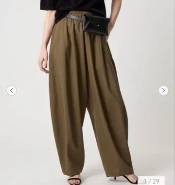 <conte> 네이비 볼륨 이지 팬츠 38