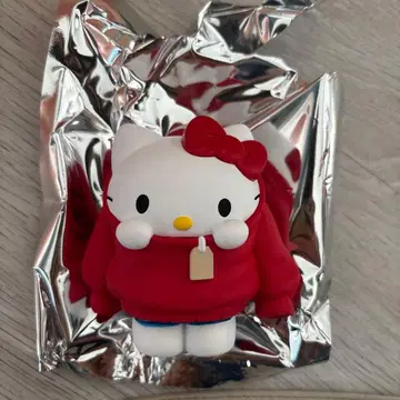 산리오 옷 갈아입는 중 피규어 헬로키티