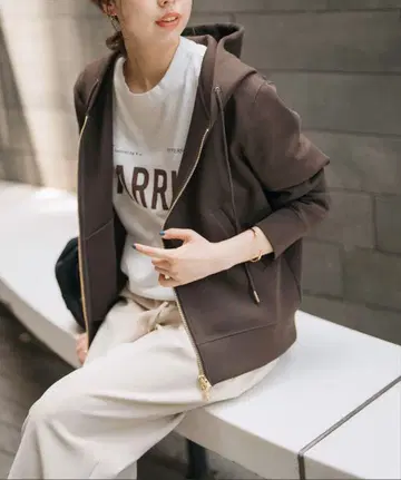 스픽 앤 스팬 스트레치 후드티