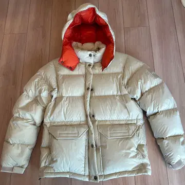 THE NORTH FACE 다운 자켓 L 사이즈 베이지 오렌지