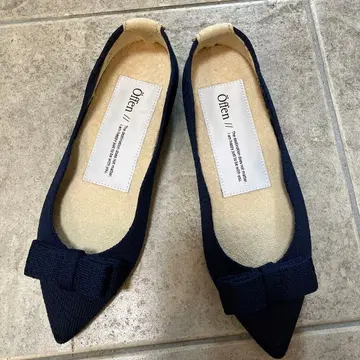 Offen  pointed-RUBAN 네이비 35