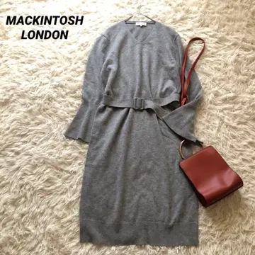 매킨토시 런던 [38] 캐시미어 혼방 니트 롱 원피스 정가 53,000원