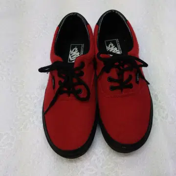 VANS 레드 스니커즈
