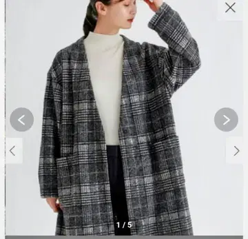 [ 플라스테 ] 코디건, 리버티 코트 s 사이즈 체크