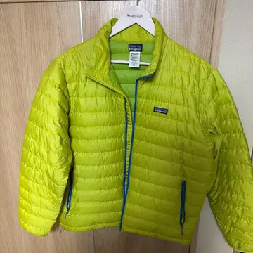 Patagonia 다운 자켓 라임 그린