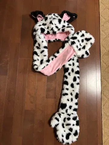 101마리 강아지 머플러 장갑 포함 팬캡