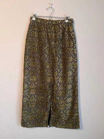 RayBEAMS 롱 스커트 슬릿 고블랑풍