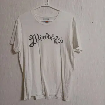 Marbles 화이트 T셔츠 L사이즈