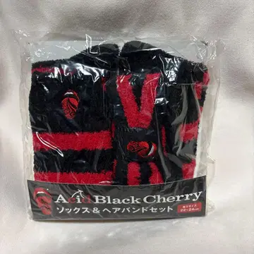 [새상품] Acid Black Cherry 삭스 & 헤어밴드 세트