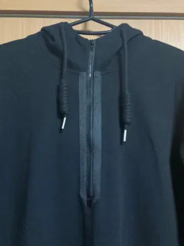 spoom Holiday 블랙 롱 후드티 원피스 S-M